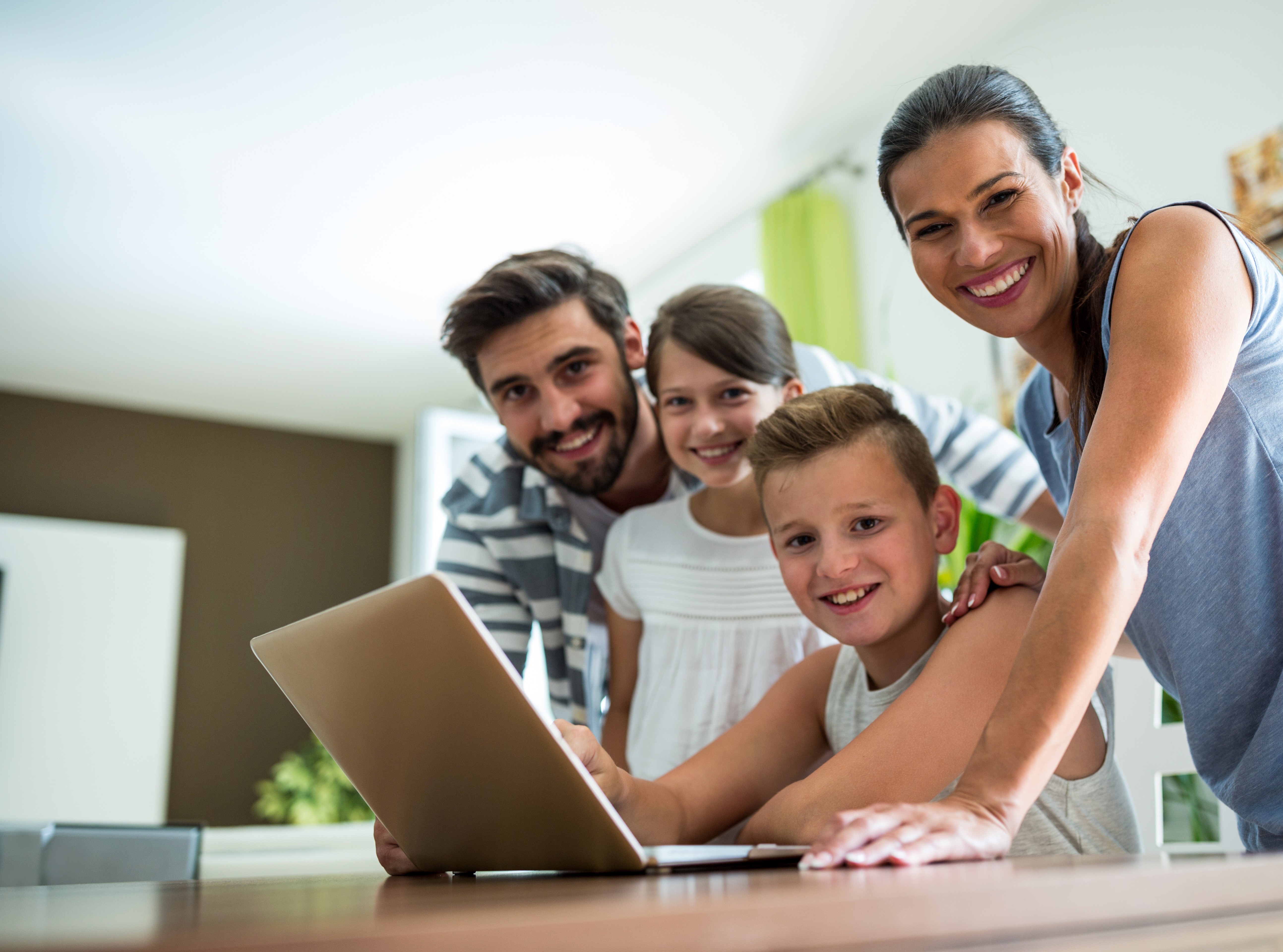 Couple reviewing finances